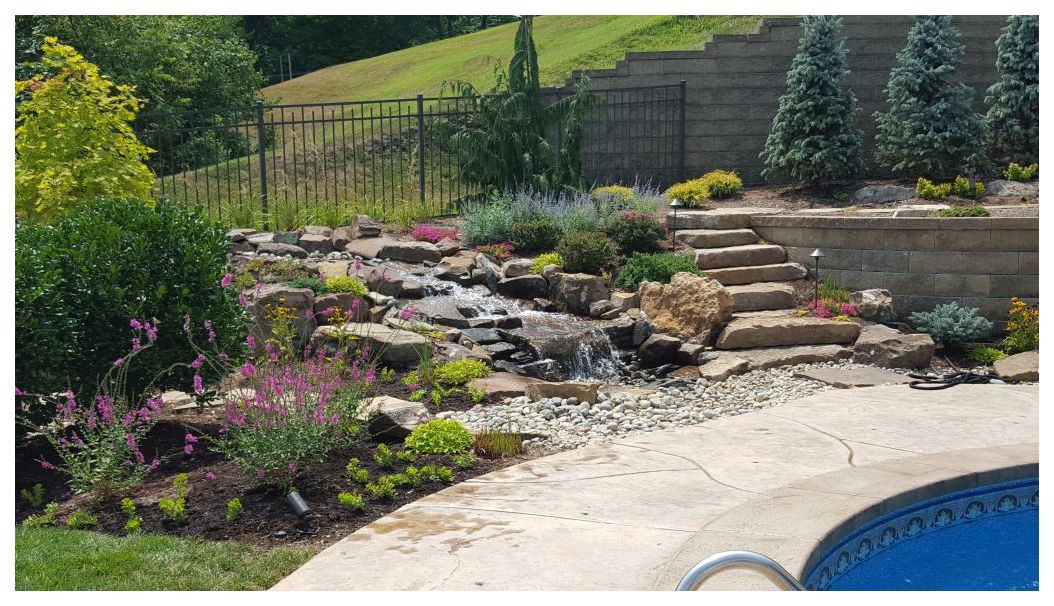 Pondless Waterfall And Steps Signature Landscapes And Design Pondless Waterfall And Steps Signature Landscapes And Design